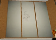 A drawing of... something humanoid.