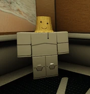 Lampert in the elevator.