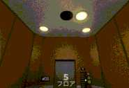 Mozelle entering the elevator.
