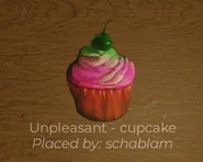 Unpleasant - cupcake