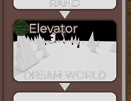 The elevator forcing a special floor seen in the "Buy Floors" menu.