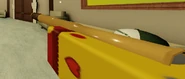 A player holding the scope in their POV.