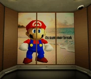 Mario from Super Mario 64 reminding you it's summer break.