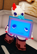 Scag and Prototype in the elevator during Christmas 2024