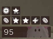 All the effects available on the floor.