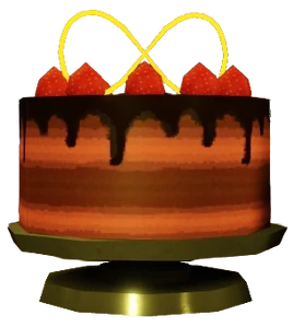 Strawberry infinity cake