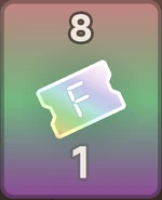 A floor ticket as one of the daily challenges.