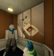 A toilet with a mouth.