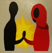 The Follower clapping with the Limited time imaginary friend.