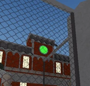 The circular light during the minigame.