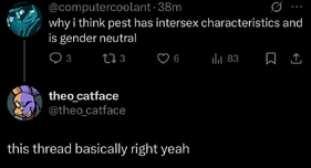 Pest intersex confirmation