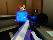 Scag held at gunpoint for her birthday.