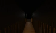 A dark maze room.