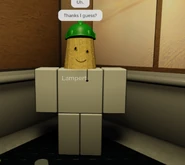 Ditto, but the hat is green.