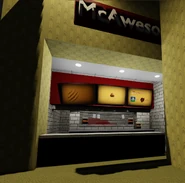 An image of a McAwesome in the Backrooms.
