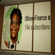 Fake Youtube channel named "IshowFinance"