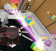 DrRETRO killing PartyNoob and Wallter before entering the elevator and healing Folly.