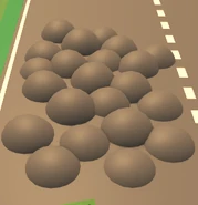 Boulder obstacles.