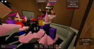 Split being in the elevator with many pretty princesses and WilliamPlayz57.