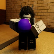 A player holding the bird leech.