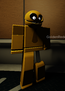 GoldenReddy in the Elevator.