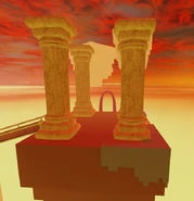 OnTheHeights pillars.png (459 KB) A platform with four pillars, which contains a magenta portal.
