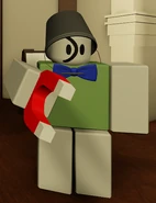 A player holding the Magnet.