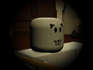 Ditto, but while on third person, which instead zooms on their head.