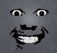 A close-up of Tarmite's face.