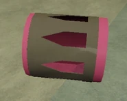 A Fizz Jug that was dropped after being used.