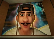 Crypto Luigi from an Atlas Earth ad.