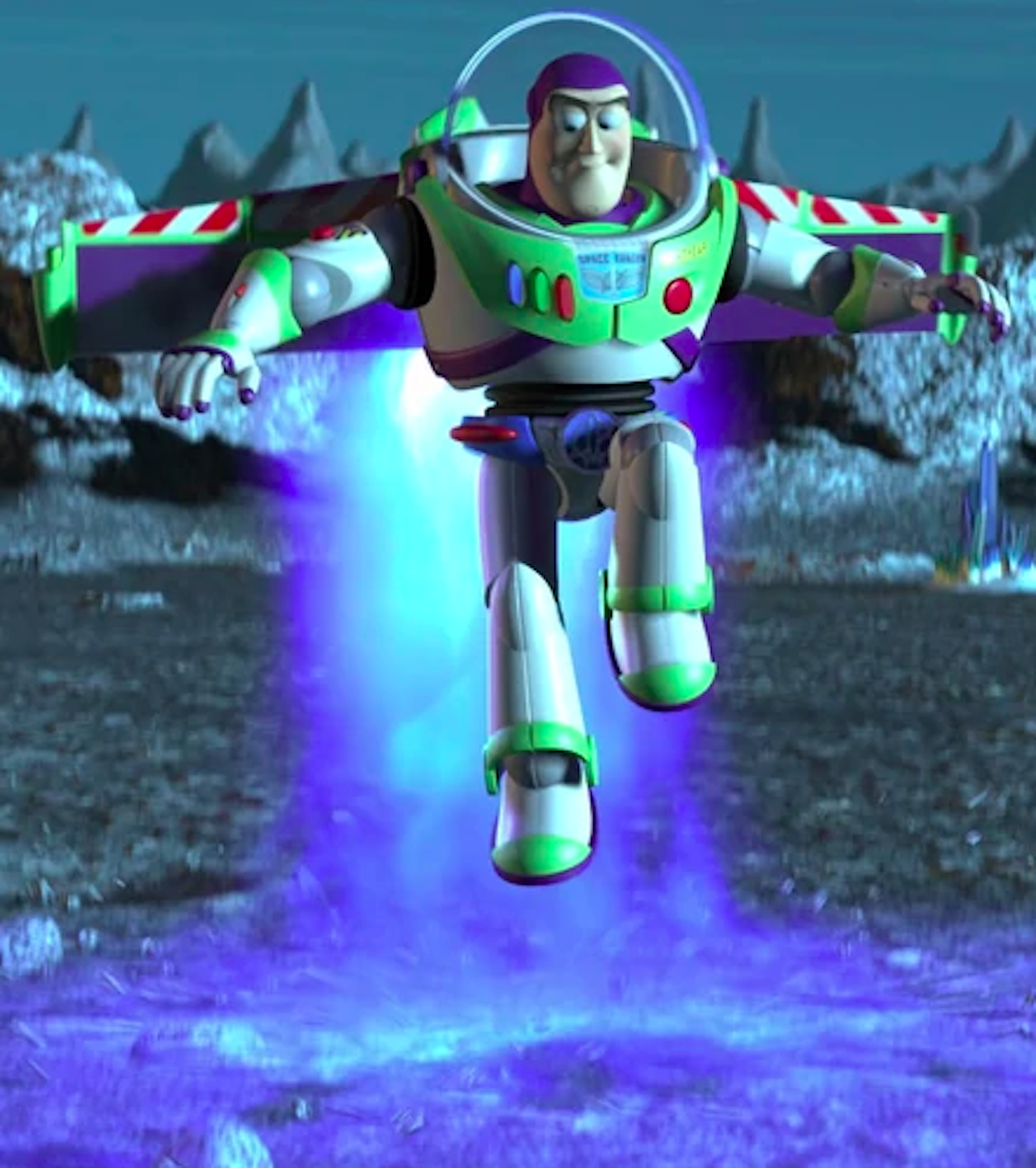 buzz lightyear flying toy