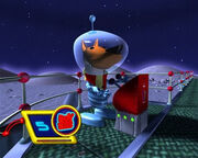 Astronaut From The Space FoxRiders Level