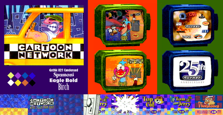 Cartoon Network's First Branding Package - Checkerboard