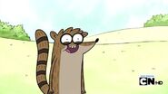 Rigby riendose