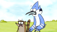 S3E04.025 Mordecai and Rigby Shocked to See Pops' Face