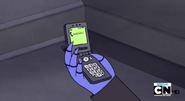 S4 e3 Mordecai's phone