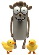 Rigby y los patitos.