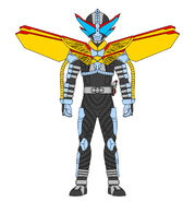 Kamen Rider Dragonfly Hyper Form Clock Up Mode