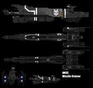 UNSC Missile Cruiser