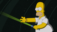 Homer's Lightsaber