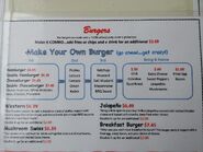 Breakfast Burger is on the menu