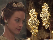 Alfredo Laggia Statement Gold Earrings.