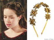 Untamed Petals GILDED Gilded Rosette Headband.