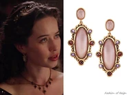 Stephen Dweck Mixed Gem Oval Drop Earrings.