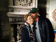 Look who stopped by the #Reign set to say hi! So great to see you again @alanvansprang!! #KingHenryForever