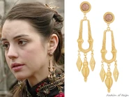 Ben-Amun Metal Drop Earrings