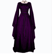 Vintage Style Women Medieval Dress