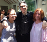 two fans one tall genius great brunch #iraglass #adeleblim