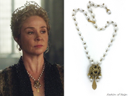 A. Marie Costumes Pearl Pendant Necklace.